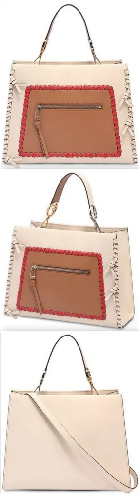 Medium Runaway Leather Top Handle Bag