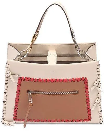 Medium Runaway Leather Top Handle Bag