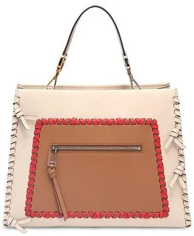 Medium Runaway Leather Top Handle Bag