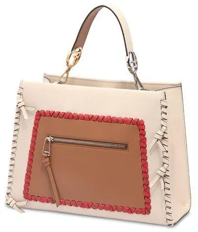 Medium Runaway Leather Top Handle Bag