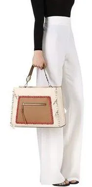 Medium Runaway Leather Top Handle Bag
