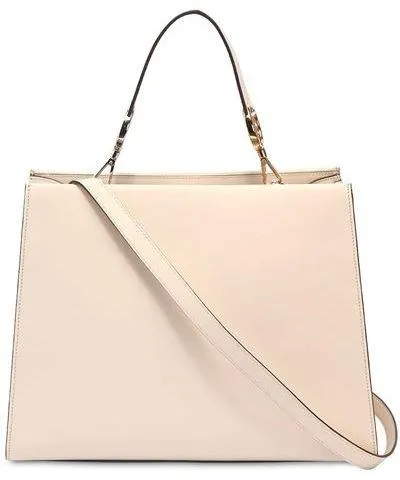 Medium Runaway Leather Top Handle Bag