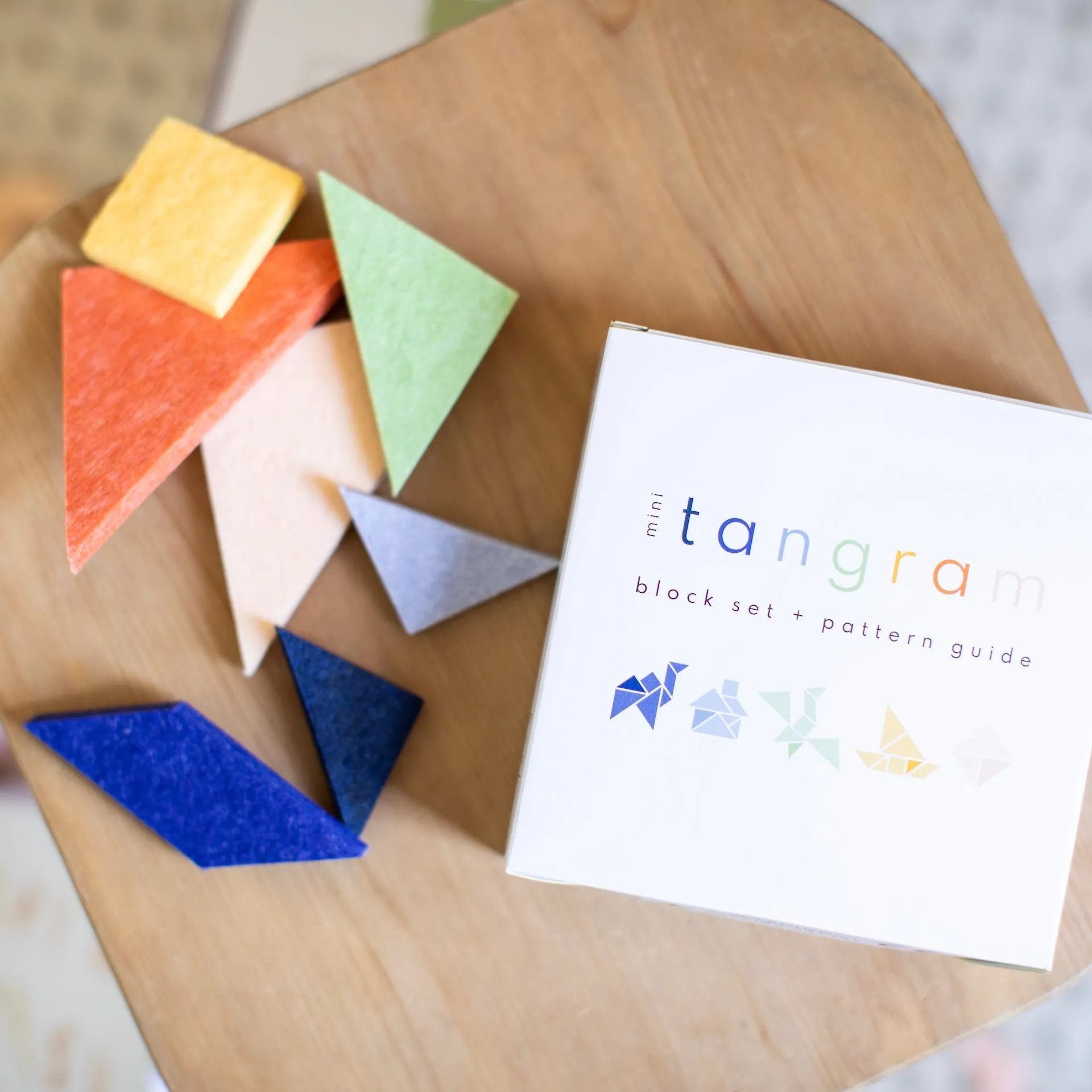 mini tangram puzzle travel set