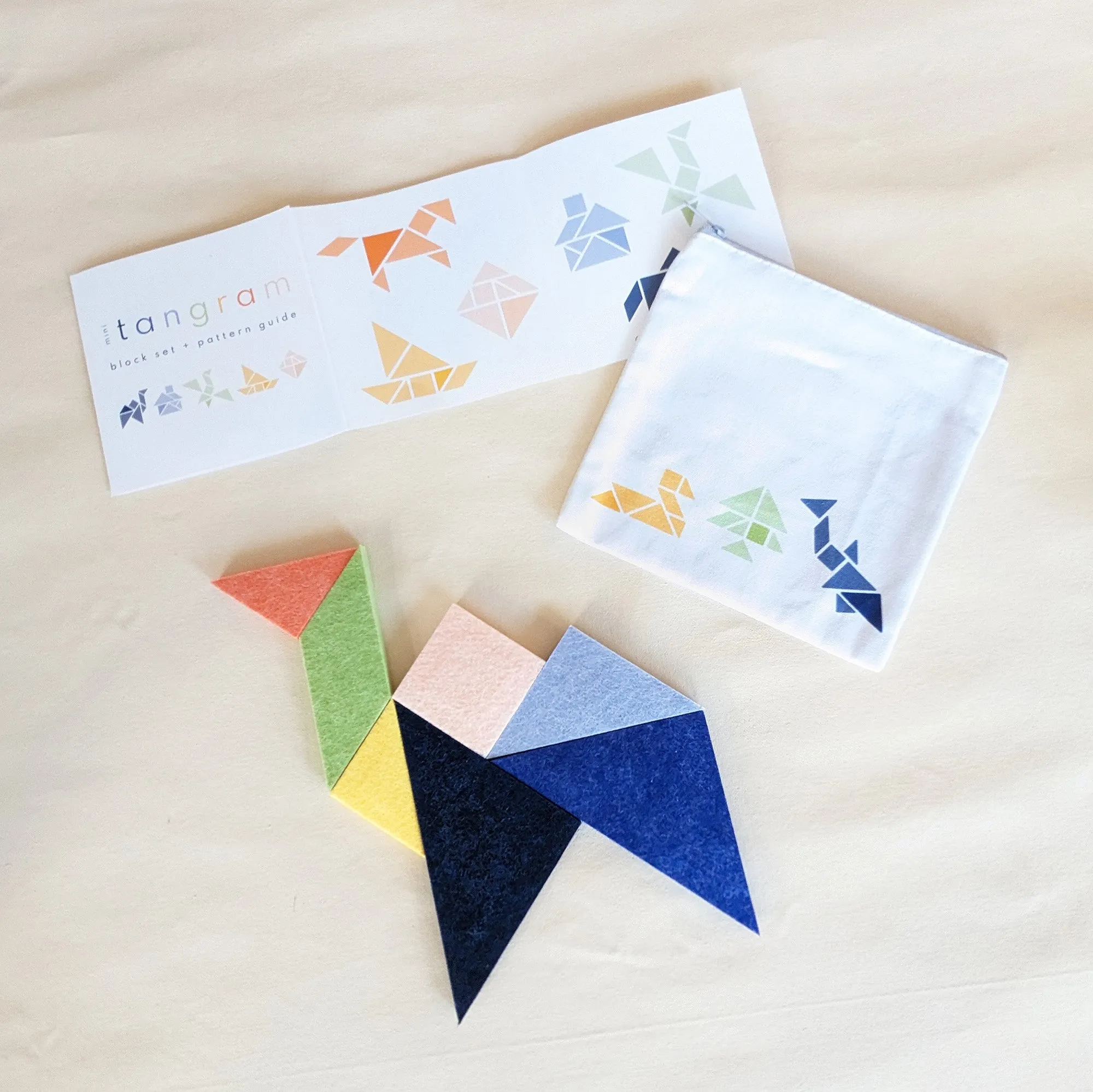 mini tangram puzzle travel set