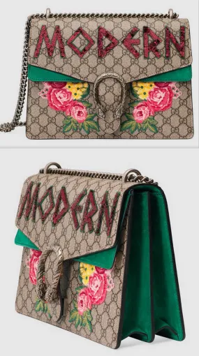 'Modern' Dionysus embroidered Shoulder Bag