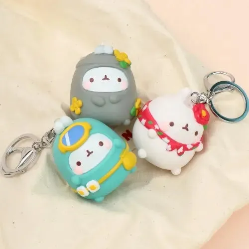 Molang Figure Keyring Bag Charm