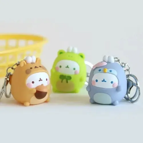 Molang Figure Keyring Bag Charm