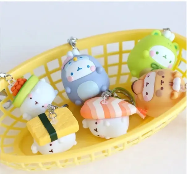 Molang Figure Keyring Bag Charm