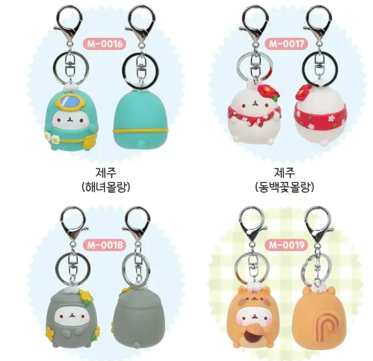Molang Figure Keyring Bag Charm