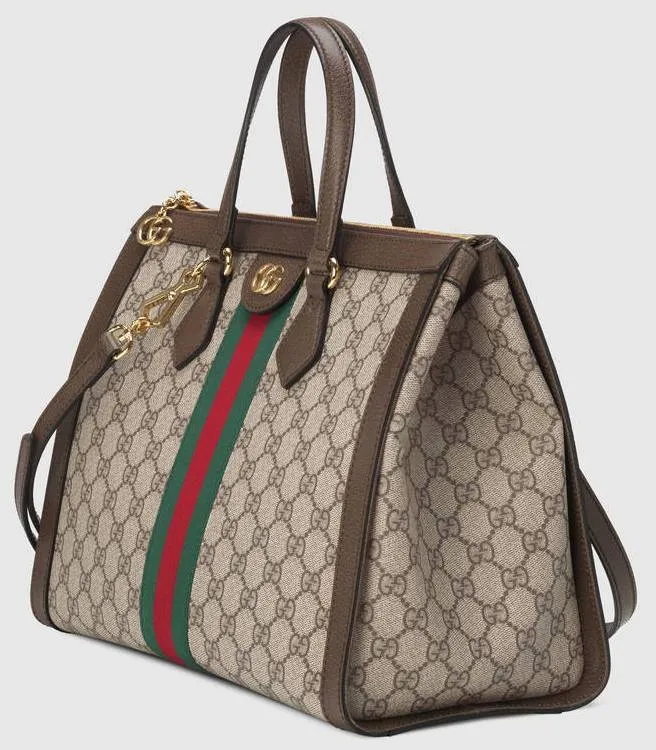 Ophidia GG Web Medium Top-Handle Bag