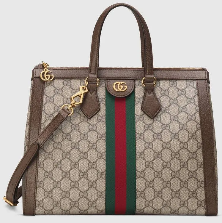 Ophidia GG Web Medium Top-Handle Bag