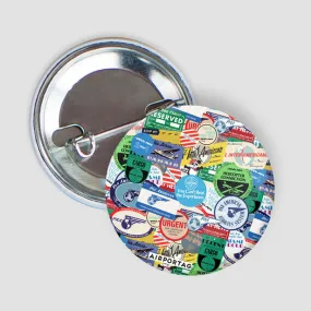 Pan Am Stickers - Button
