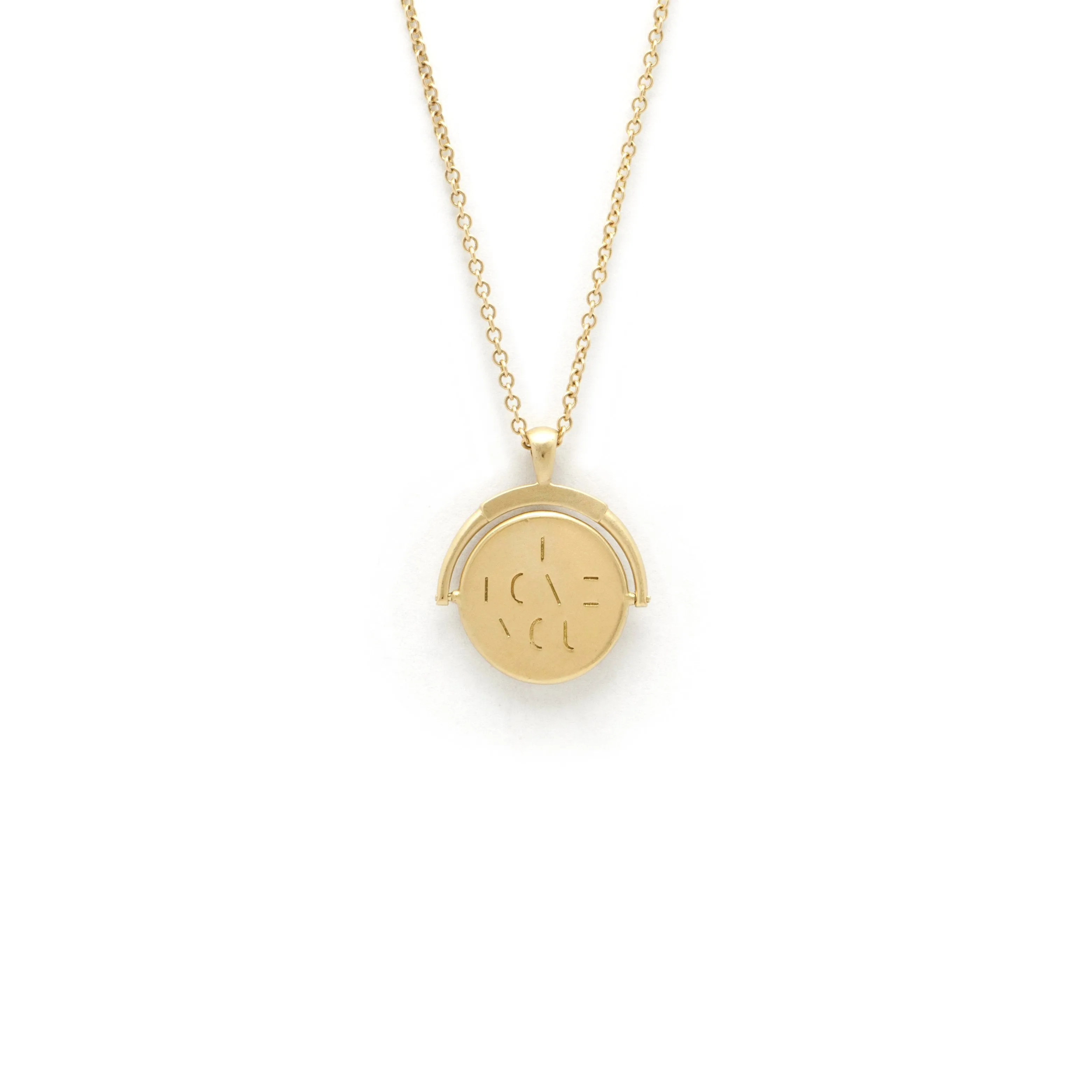 The I Love You Spinner Necklace