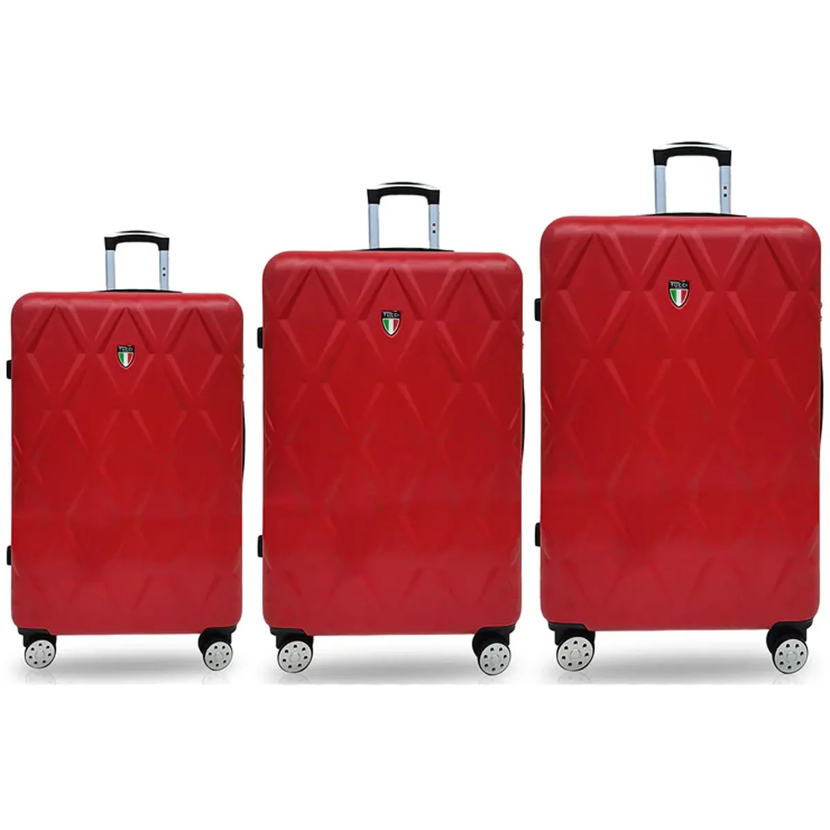 Tucci Alveare T0328 ABS 3pc Luggage Set
