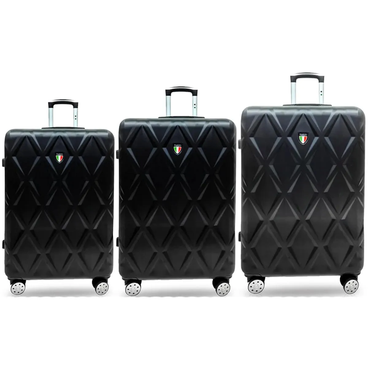 Tucci Alveare T0328 ABS 3pc Luggage Set