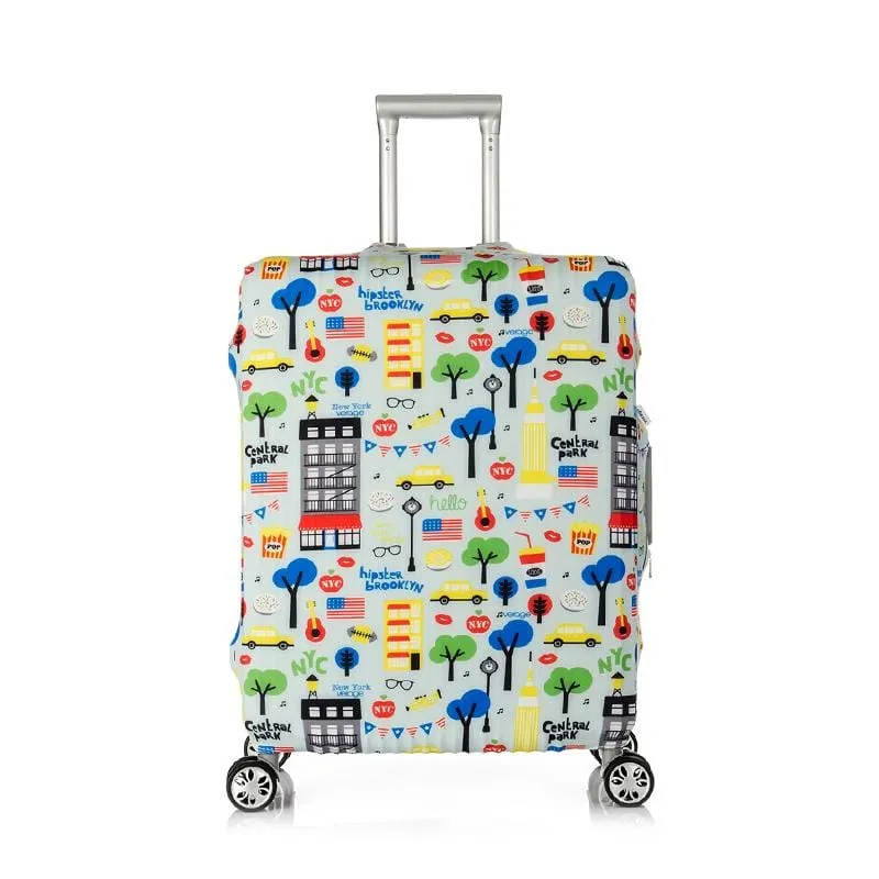 Verage 28In-30In Luggage Cover - Busy Street