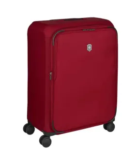 Victorinox Connex 28” Large Softside Checked Spinner (Red)