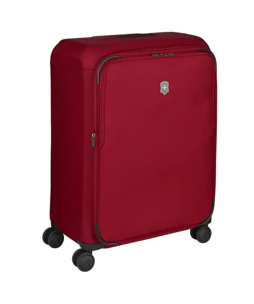 Victorinox Connex 28” Large Softside Checked Spinner (Red)