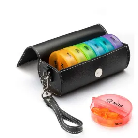 Weekly Pill Organizer – Waterproof, Portable & Travel Case