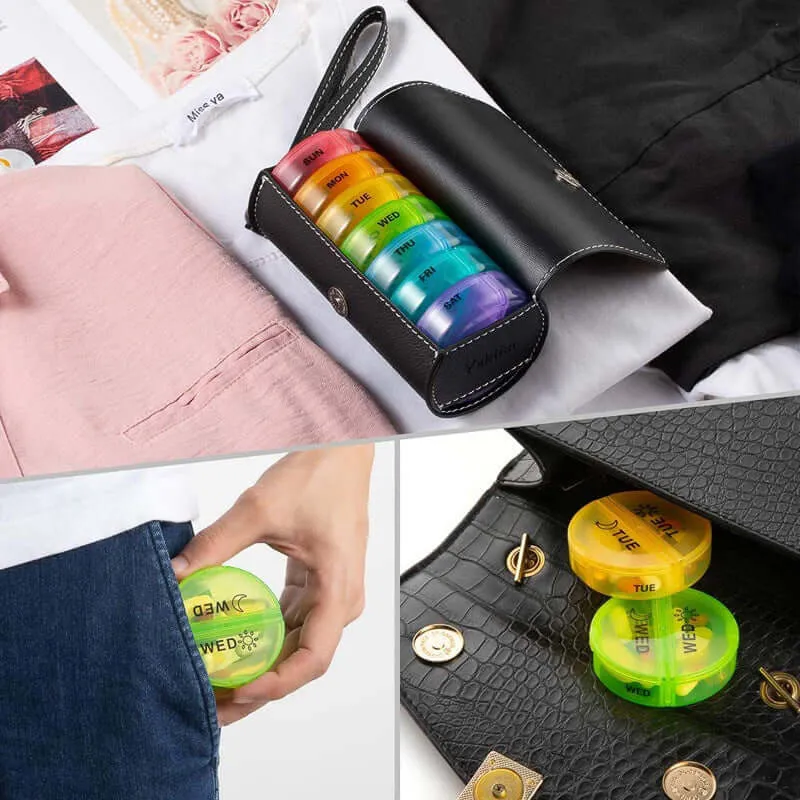 Weekly Pill Organizer – Waterproof, Portable & Travel Case