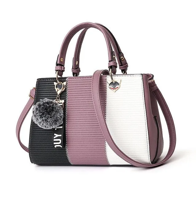 Women Hairball Totes Handbag Party Purse Ladies Crossbody Shoulder Bags