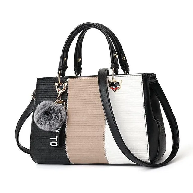 Women Hairball Totes Handbag Party Purse Ladies Crossbody Shoulder Bags