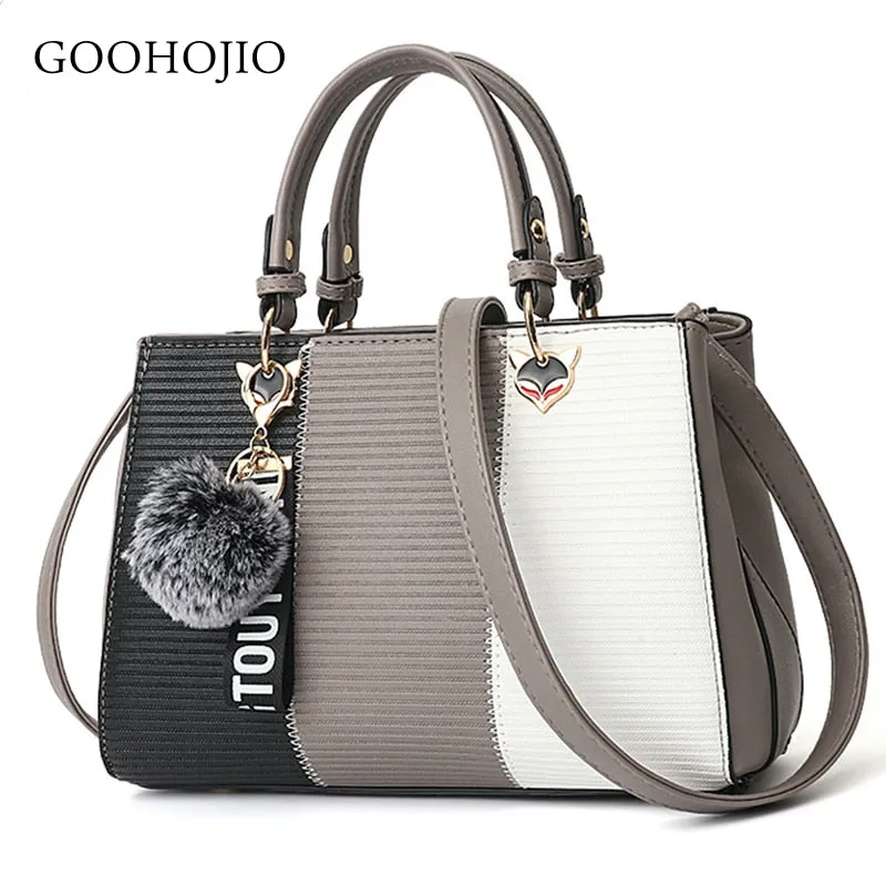 Women Hairball Totes Handbag Party Purse Ladies Crossbody Shoulder Bags