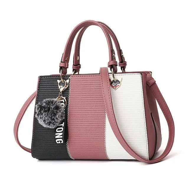Women Hairball Totes Handbag Party Purse Ladies Crossbody Shoulder Bags