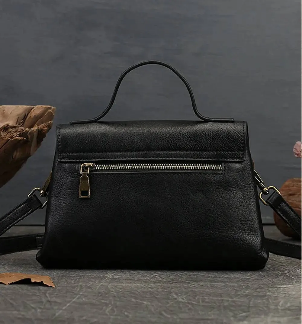 Women Satchel Shoulder Bag Vintage Top Handle Bag